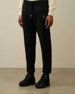 C.P. Company Light Fleece Utility Sweatpants Black Online