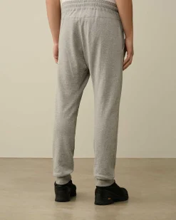 C.P. Company Light Fleece Utility Sweatpants Grey Melange Best