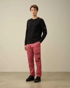 C.P. Company Melange Knitwear Jumper Black Shop