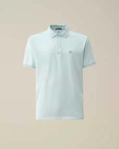 C.P. Company 70/2 Mercerized Jersey Polo Shirt Starlight Blue Discount