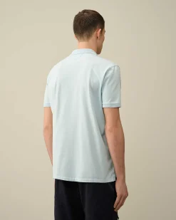 C.P. Company 70/2 Mercerized Jersey Polo Shirt Starlight Blue Discount