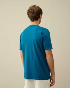 C.P. Company 70/2 Mercerized Jersey T-Shirt Ink Blue Shop