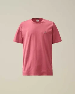 C.P. Company 70/2 Mercerized Jersey T-Shirt Red Bud Clearance
