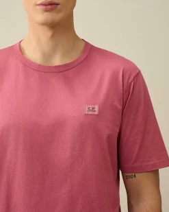 C.P. Company 70/2 Mercerized Jersey T-Shirt Red Bud Clearance