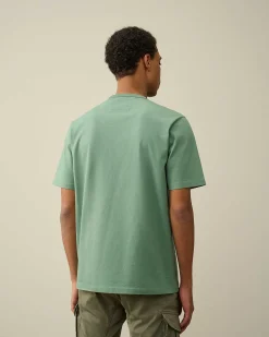 C.P. Company 30/2 Mercerized Jersey Twisted British Sailor T-Shirt Green Bay Online
