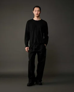 C.P. Company Metropolis Series Cotton Stretch Knit Black Sale