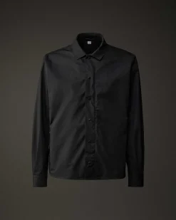 C.P. Company Metropolis Series Gabardine Shirt Black Store
