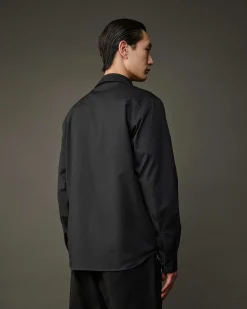 C.P. Company Metropolis Series Gabardine Shirt Black Store