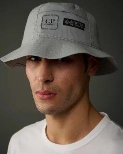 C.P. Company Metropolis Series Gore-Tex Infinium Bucket Hat Drizzle Grey New