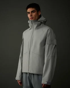 C.P. Company Metropolis Series Gore-Tex Infinium Hooded (Medium) Jacket Drizzle Grey Cheap