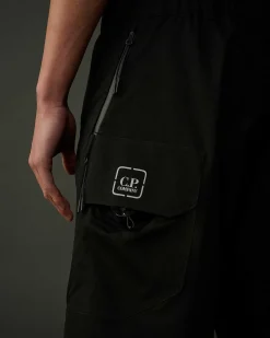 C.P. Company Metropolis Series Hyst Cargo Shorts Black Outlet