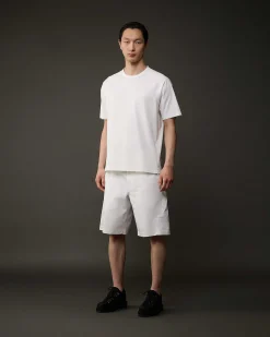 C.P. Company Metropolis Series Hyst Cargo Shorts White Flash Sale