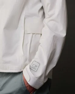 C.P. Company Metropolis Series Hyst Hooded Jacket White Outlet