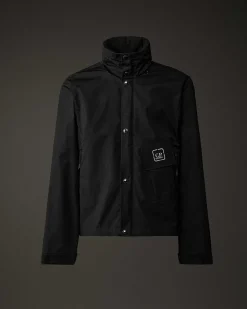 C.P. Company Metropolis Series Hyst Stand Collar Jacket Black Cheap
