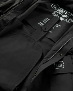C.P. Company Metropolis Series Hyst Stand Collar Jacket Black Cheap