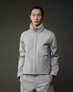 C.P. Company Metropolis Series Hyst Stand Collar Jacket Drizzle Grey Cheap