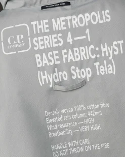 C.P. Company Metropolis Series Hyst Stand Collar Jacket Drizzle Grey Cheap