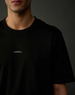 C.P. Company Metropolis Series Mercerized Jersey Logo Print T-Shirt Black Sale