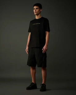 C.P. Company Metropolis Series Mercerized Jersey Graphic Badge T-Shirt Black Sale