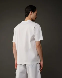 C.P. Company Metropolis Series Mercerized Jersey Urban Mobility T-Shirt White Store