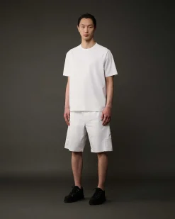 C.P. Company Metropolis Series Mercerized Jersey Logo T-Shirt White Clearance