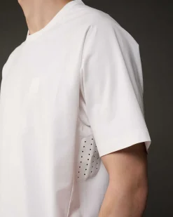 C.P. Company Metropolis Series Mercerized Jersey Logo T-Shirt White Clearance