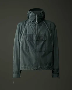C.P. Company Metropolis Series Pertex Hooded Bloom Jacket Turbulence-Grey Sale