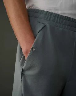 C.P. Company Metropolis Series Stretch Fleece Mixed Cargo Shorts Turbulence-Grey Shop