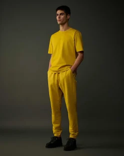 C.P. Company Metropolis Series Stretch Fleece Sweatpants Sulphur-Yellow Best Sale