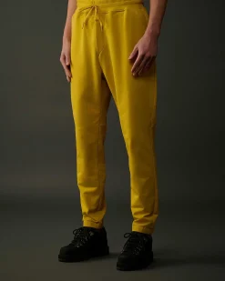 C.P. Company Metropolis Series Stretch Fleece Sweatpants Sulphur-Yellow Best Sale