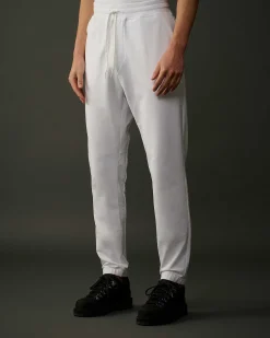 C.P. Company Metropolis Series Stretch Fleece Sweatpants White Clearance