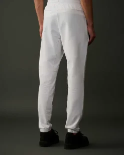 C.P. Company Metropolis Series Stretch Fleece Sweatpants White Clearance