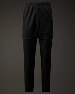 C.P. Company Metropolis Series Stretch Fleece Mixed Cargo Sweatpants Black Store