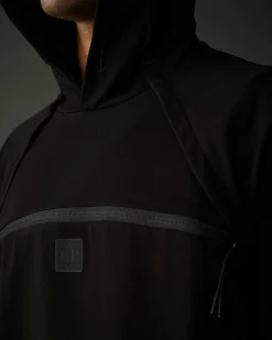 C.P. Company Metropolis Series Stretch Fleece Hoodie Black Clearance
