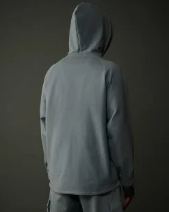 C.P. Company Metropolis Series Stretch Fleece Hoodie Turbulence-Grey Flash Sale