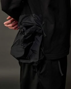 C.P. Company Metropolis Series Stretch Fleece Mixed Pocket Sweatshirt Black Sale