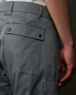 C.P. Company Metropolis Series Stretch Sateen Ergonomic Cargo Pants Turbulence-Grey Store