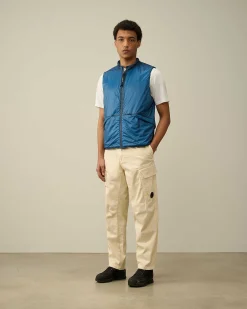 C.P. Company Nada Shell Vest Ink Blue Sale