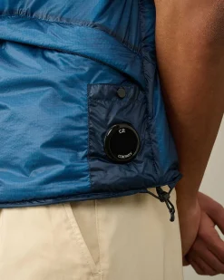 C.P. Company Nada Shell Vest Ink Blue Sale