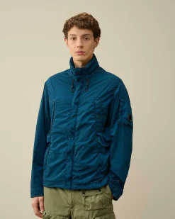 C.P. Company Nycra-R Hooded Jacket Ink Blue Hot