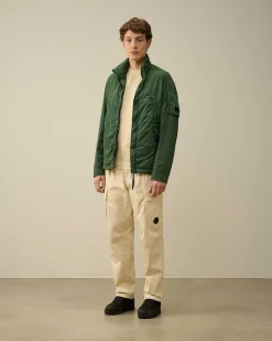 C.P. Company Nycra-R Hooded Jacket Duck Green Shop