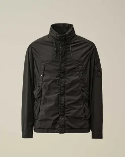 C.P. Company Nycra-R Hooded Jacket Black Flash Sale