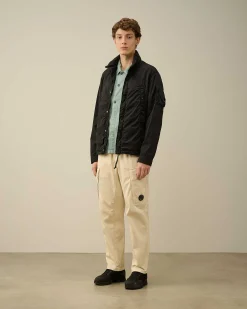 C.P. Company Nycra-R Hooded Jacket Black Flash Sale
