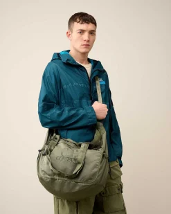 C.P. Company Nylon B Crossbody Messenger Bag Agave Green Hot
