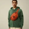 C.P. Company Nylon B Crossbody Pack Gold Flame-Orange Fashion
