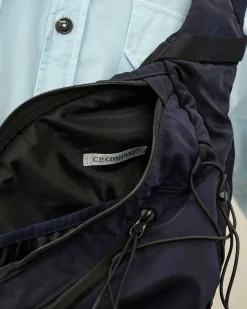 C.P. Company Nylon B Crossbody Rucksack Total Eclipse-Blue Best Sale