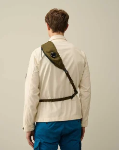 C.P. Company Nylon B Crossbody Rucksack Ivy Green Sale