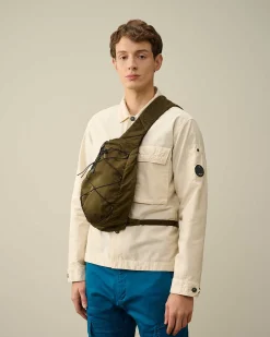C.P. Company Nylon B Crossbody Rucksack Ivy Green Sale