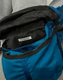 C.P. Company Nylon B Shoulder Pouch Ink Blue Best