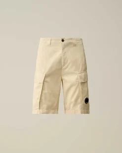 C.P. Company Ottoman Cargo Shorts Pistachio Shell-Beige Shop
